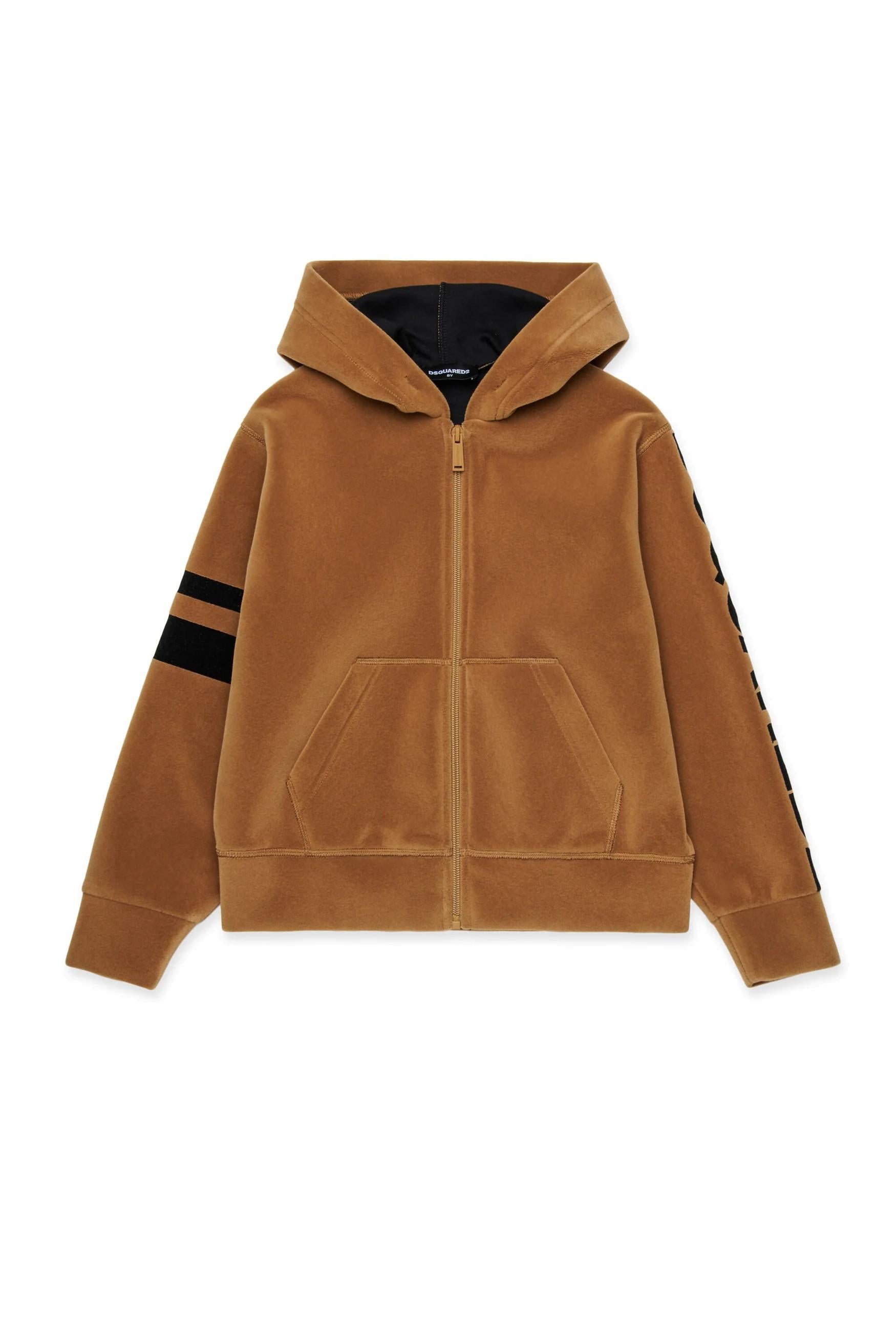 Felpa con cappuccio in neoprene DQ3001D0AF8 DQ721 DSQUARED2 