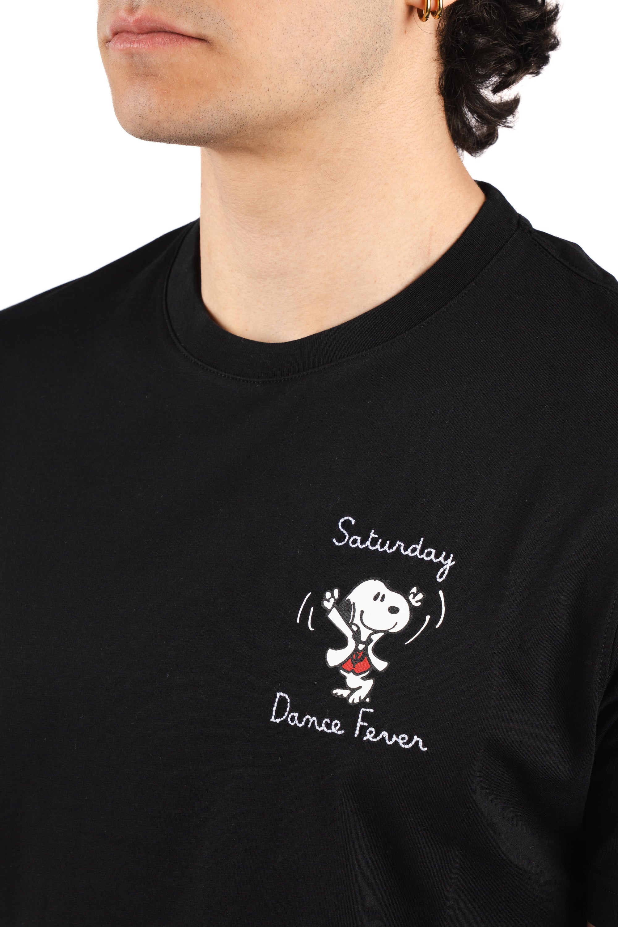 T-shirt Portofino ricamo Saturday dance fever POT0001 02734L MC2 SAINT BARTH 