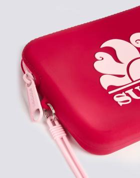 Mini pochette in gomma con logo AW748ABSL100 A9001 SUNDEK 