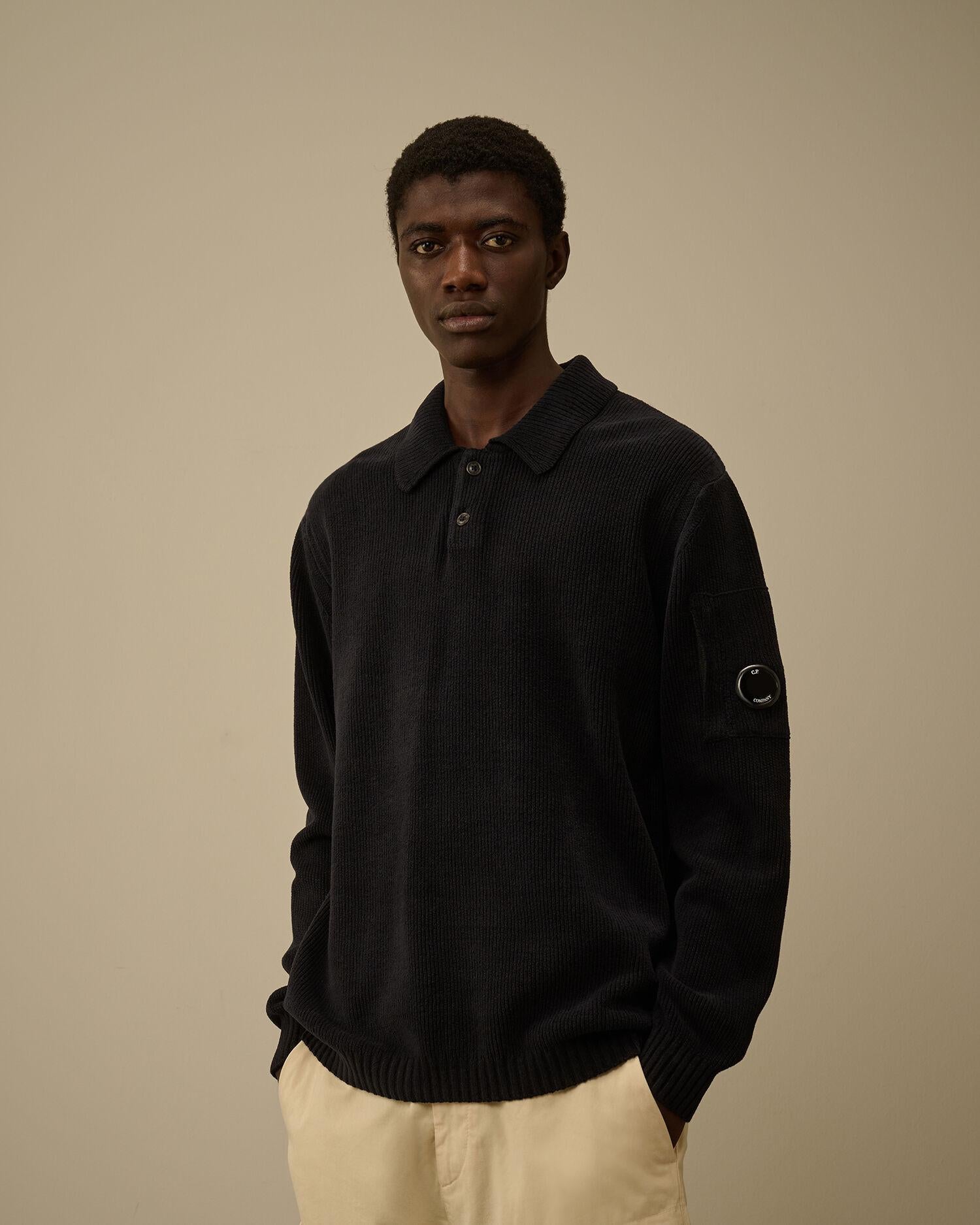Maglione polo 19CMKN021A 888 C.P. COMPANY 