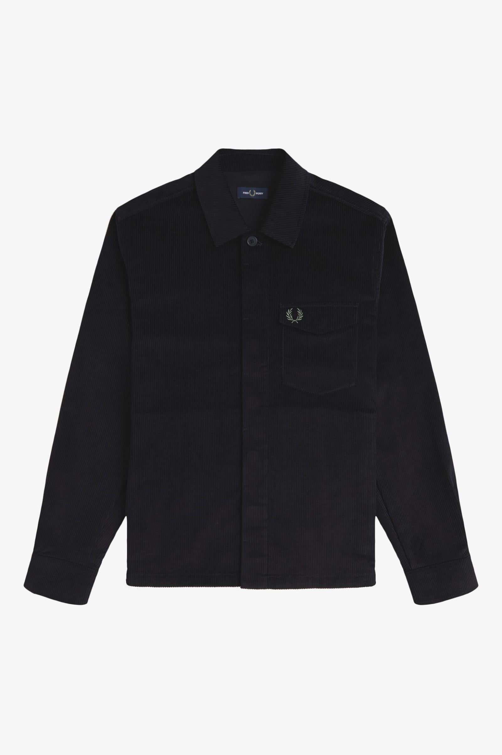 Overshirt in velluto a coste M171755 102 FRED PERRY 