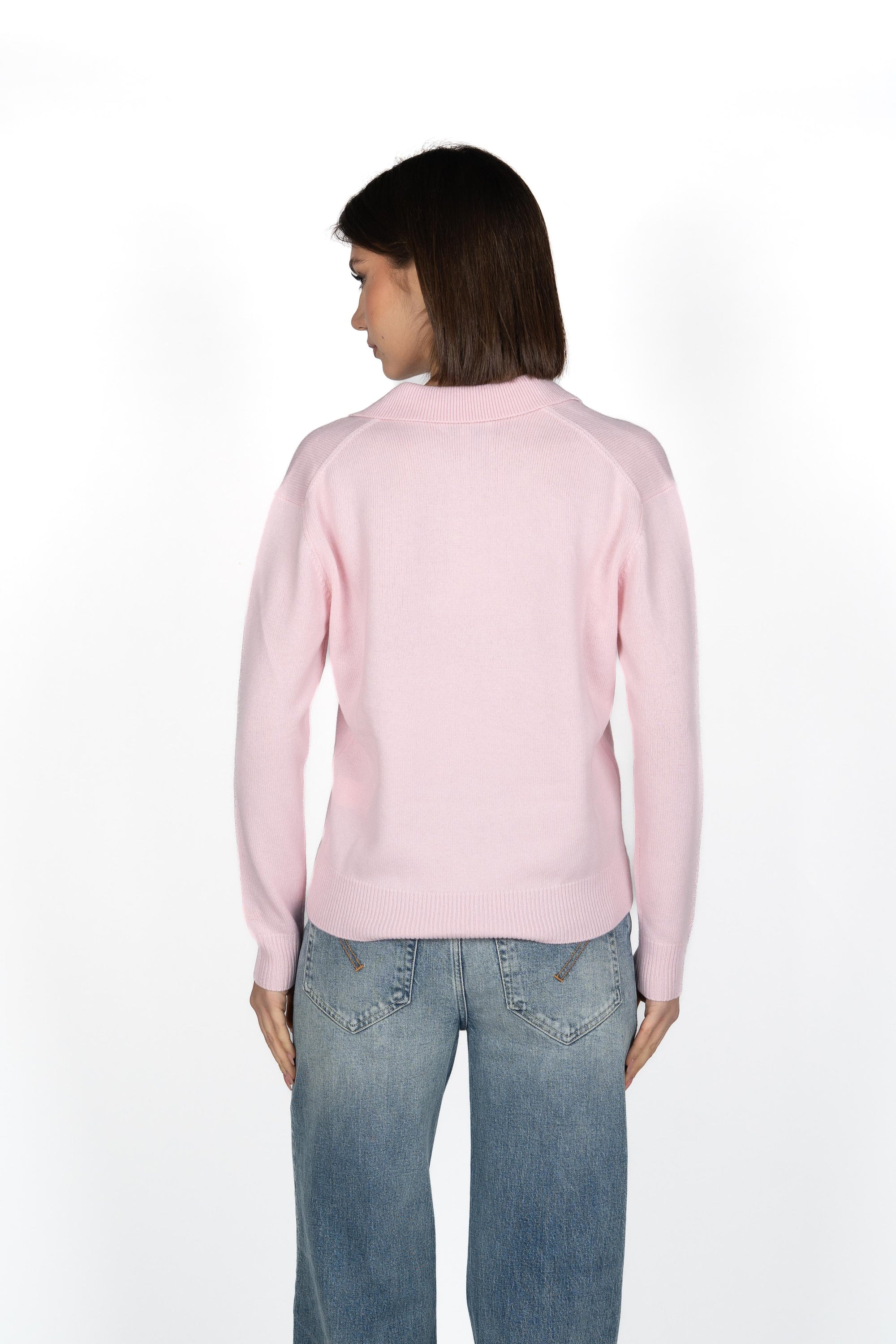 Maglione Eze con collo polo EZE0003 00101I MC2 SAINT BARTH 