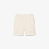 Shorts regular fit in twill di misto lino