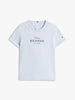 T-shirt con logo glitter