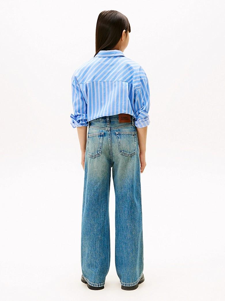Jeans Mabel larghi a vita alta vintage wash KG0KG09017T 1AA TOMMY HILFIGER 