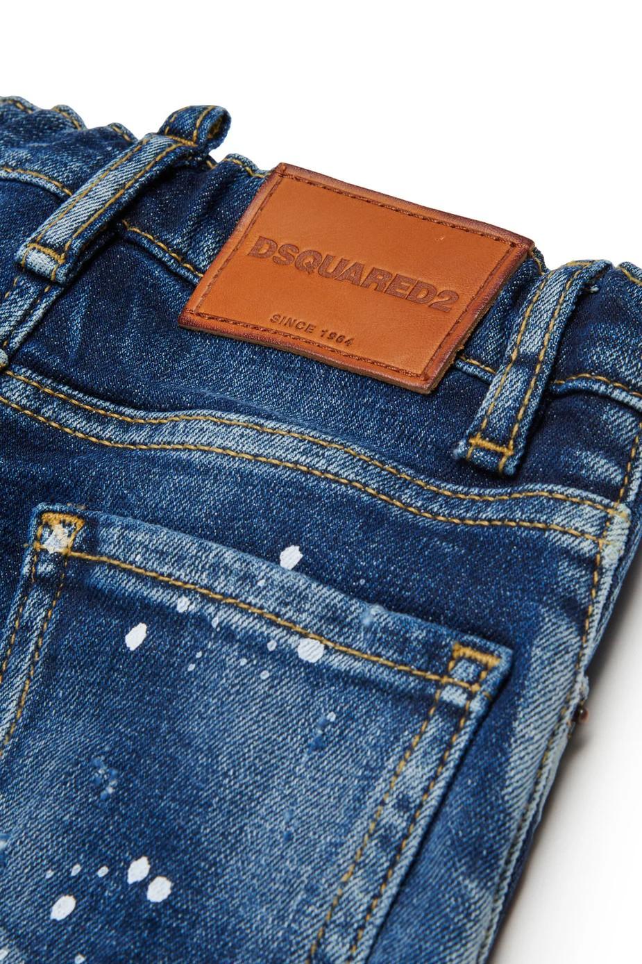 Jeans slim lavaggio blu medio DQ01TCD0AFU DQ01 DSQUARED2 