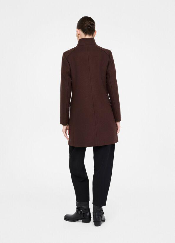 Cappotto in panno double MF5119J4873 90915 LIU JO WHITE2 