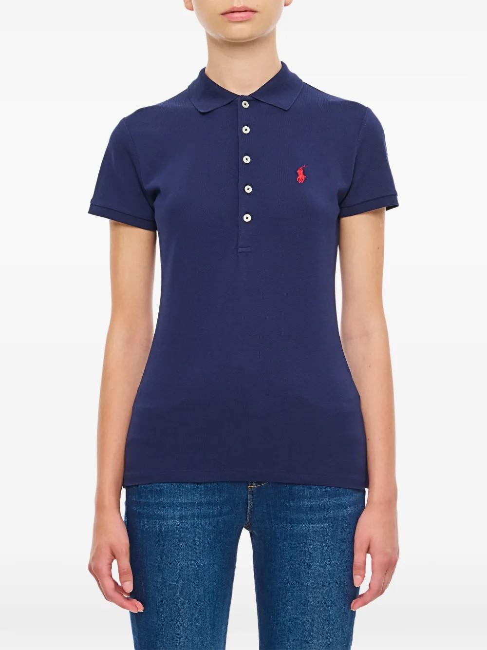 Polo slim con ricamo 211870245 002 POLO RALPH LAUREN 