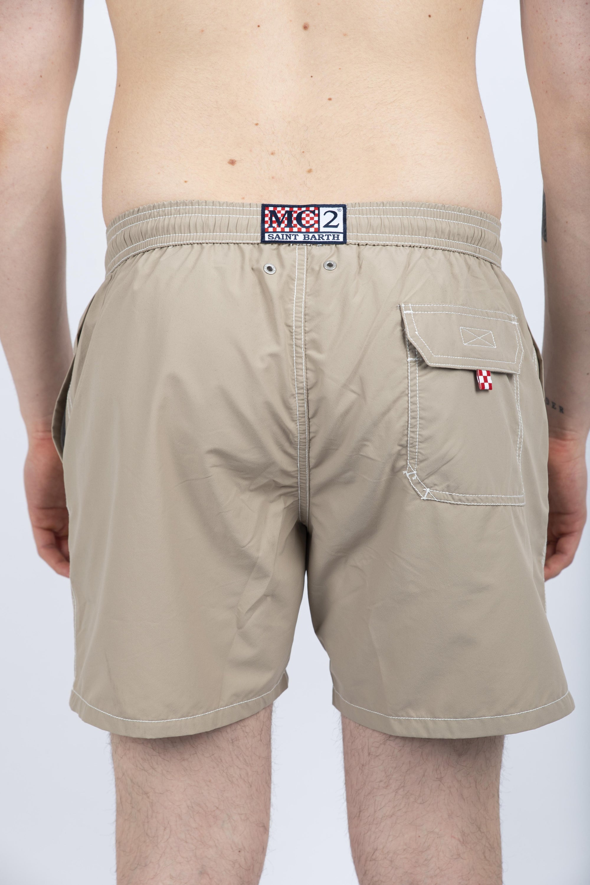 Costume classico leggero Patmos beige PATM001 01581H MC2 SAINT BARTH 