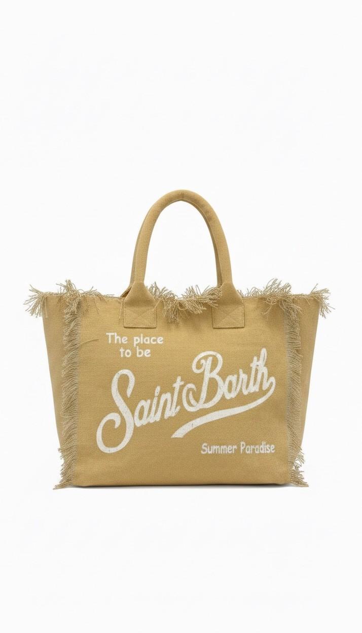 Borsa a spalla Vanity in canvas VANI001 00102L MC2 SAINT BARTH 