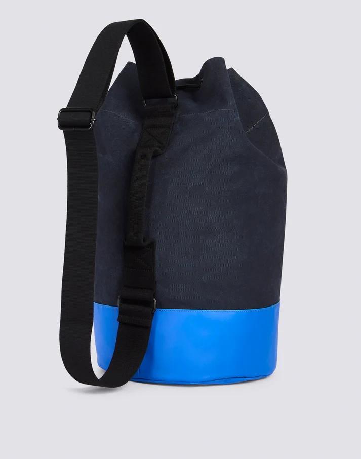 Borsa a spalla in cotone con colori a contrasto AM248ABCA500 00701 SUNDEK 