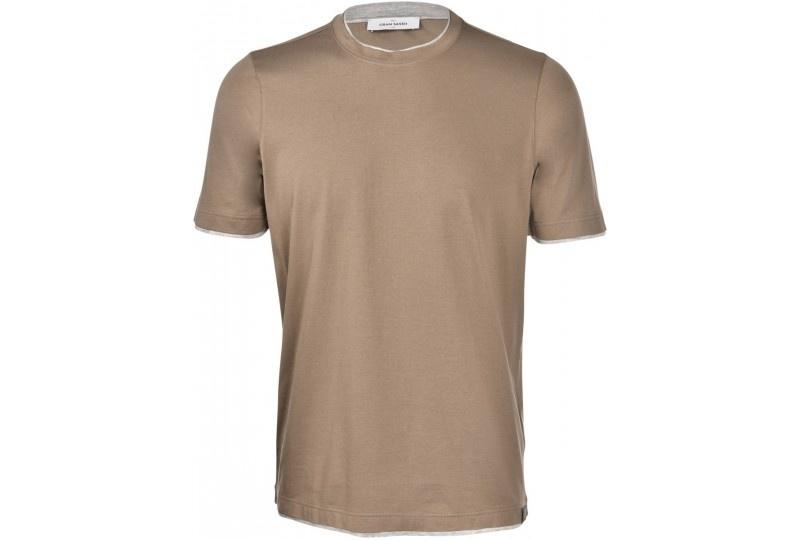T-shirt con profili a contrasto 60123/73710 430 GRAN SASSO 