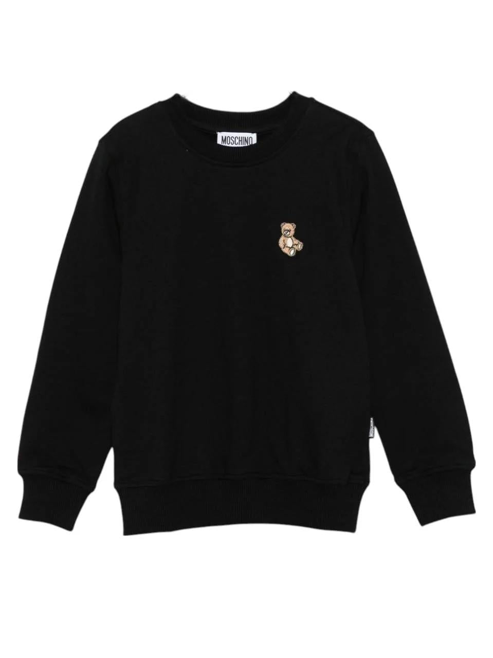 Felpa con logo Teddy Bear HRF08VLCA40 60100 MOSCHINO KID 