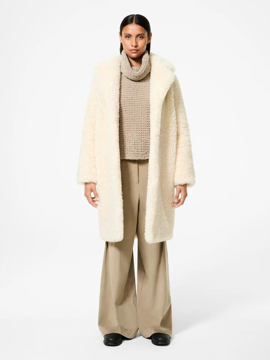 Cappotto lamb coat wom W25570 32 RRD 