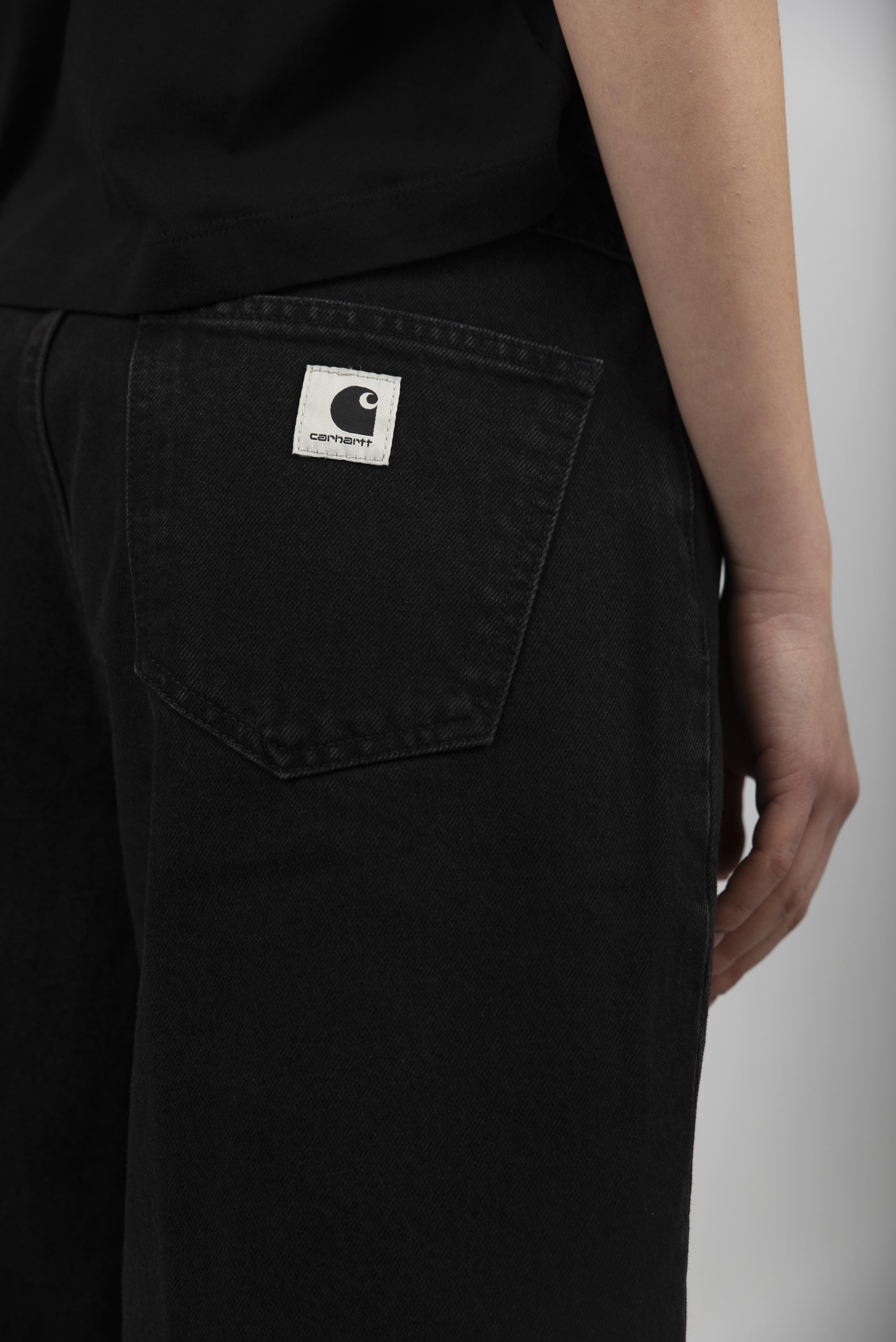 Shorts jeans Women's Brandon Short black stone washed  I031919 8906 CARHARTT WIP 