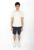 Maglietta in jersey Custom Slim-Fit crema