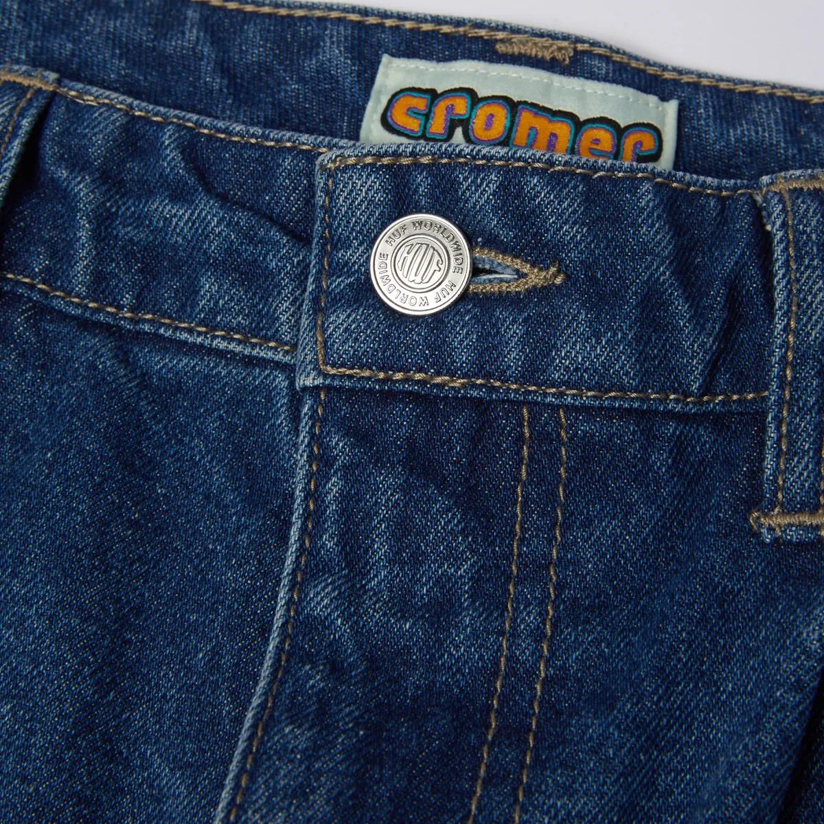 Cromer Washed Pant PT00310 WSBLU HUF 