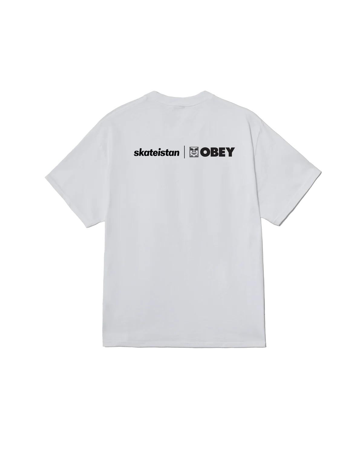 Skateistan / classic t-shirt 165264402 WHT OBEY 