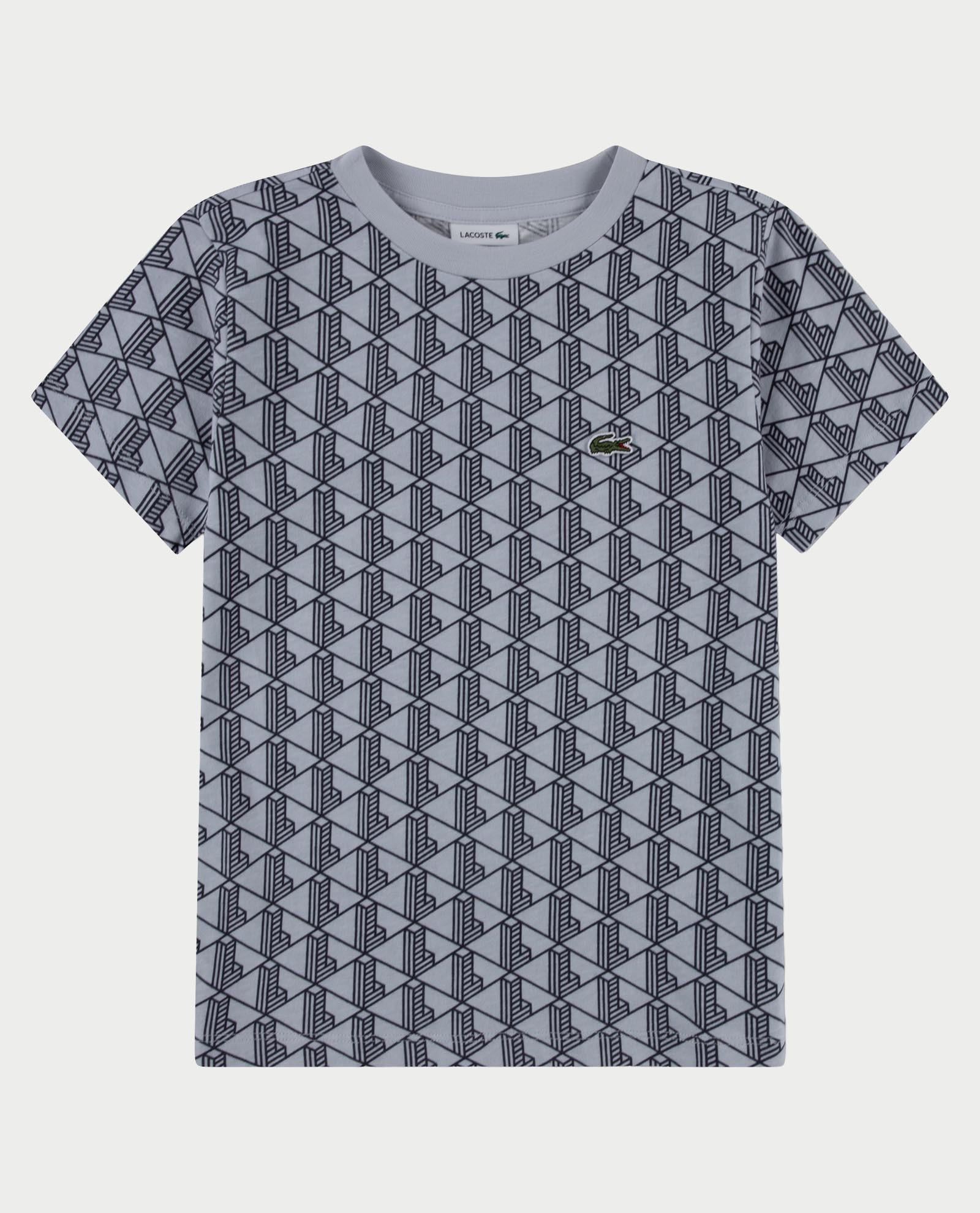 T-shirt in cotone con monogramma 947644 GJ3 LACOSTE 