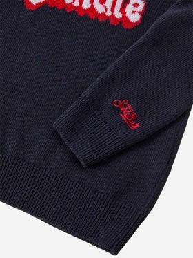 Girocollo Douglas in misto cashmere con jaquard Vacanze di Natale DOU0001 00013IA MC2 SAINT BARTH 