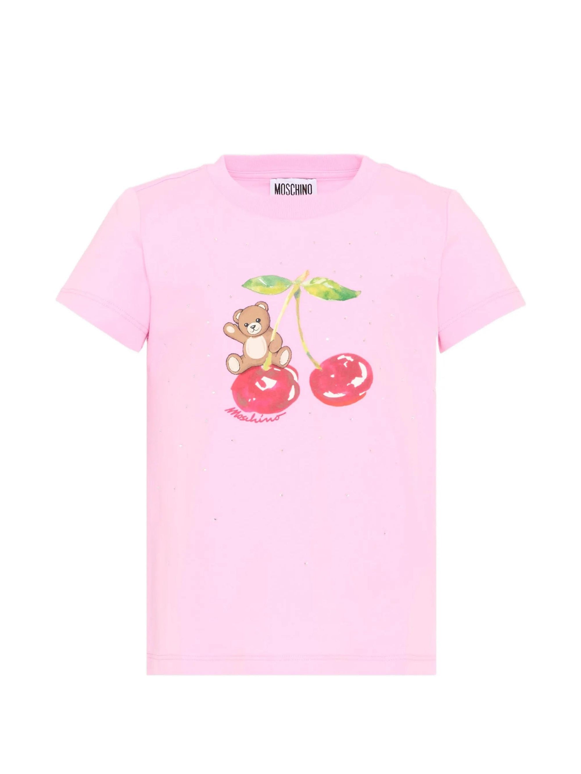 T-shirt Teddy Bear HFM06KLBA10 51473A MOSCHINO KID 