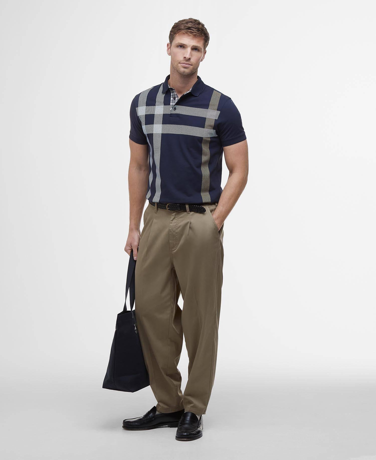 Polo Blaine Oversized Tartan MML1117 NY94 BARBOUR 