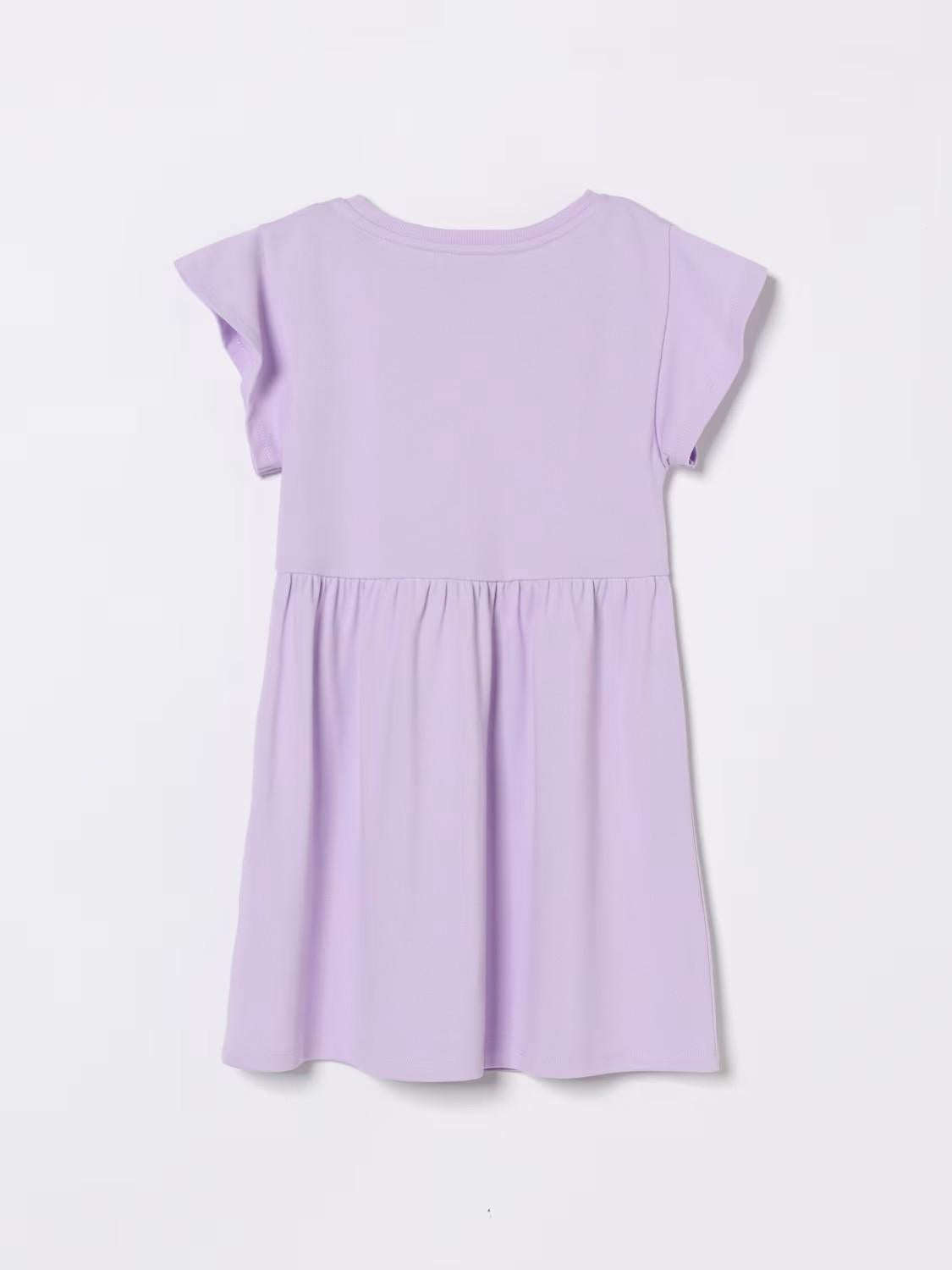 Abito con stampa Teddy HDV0HQLFA06 51683A MOSCHINO KID 