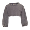 Felpa leggera crop