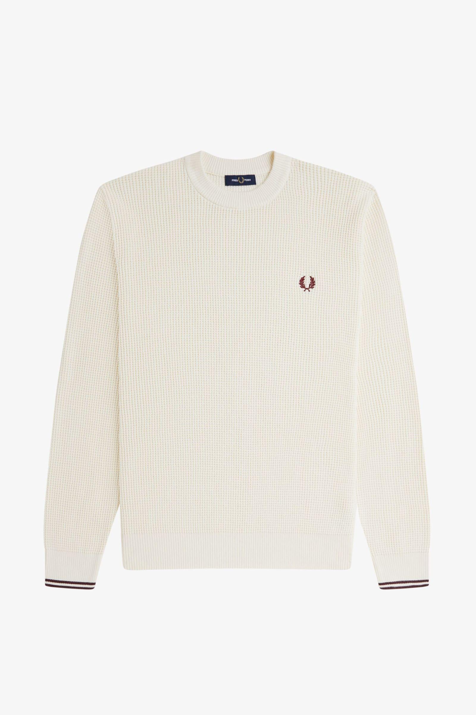 Maglione Con Lavorazione Goffrata K650755 560 FRED PERRY 