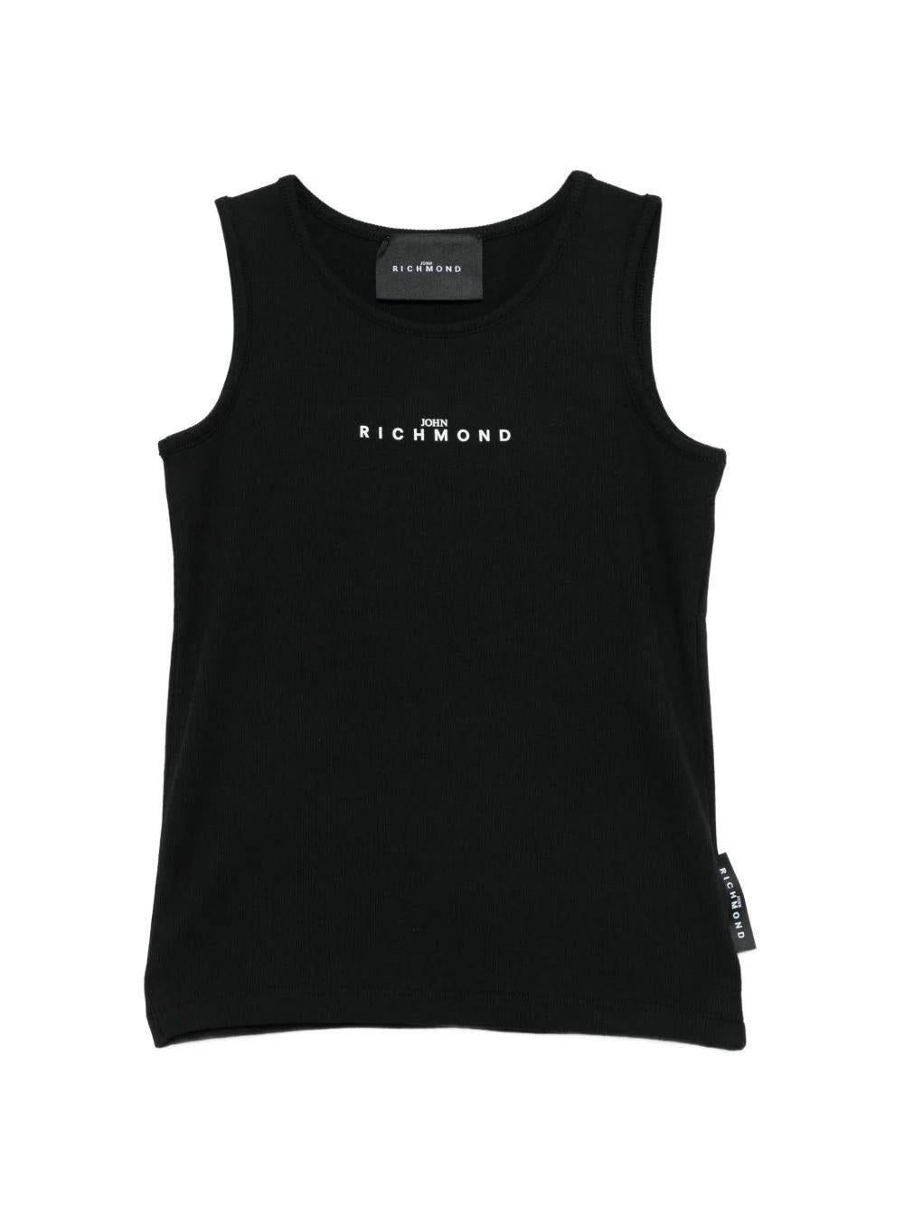 Canotta con dettaglio logo RGP26004CN BLACK RICHMOND 