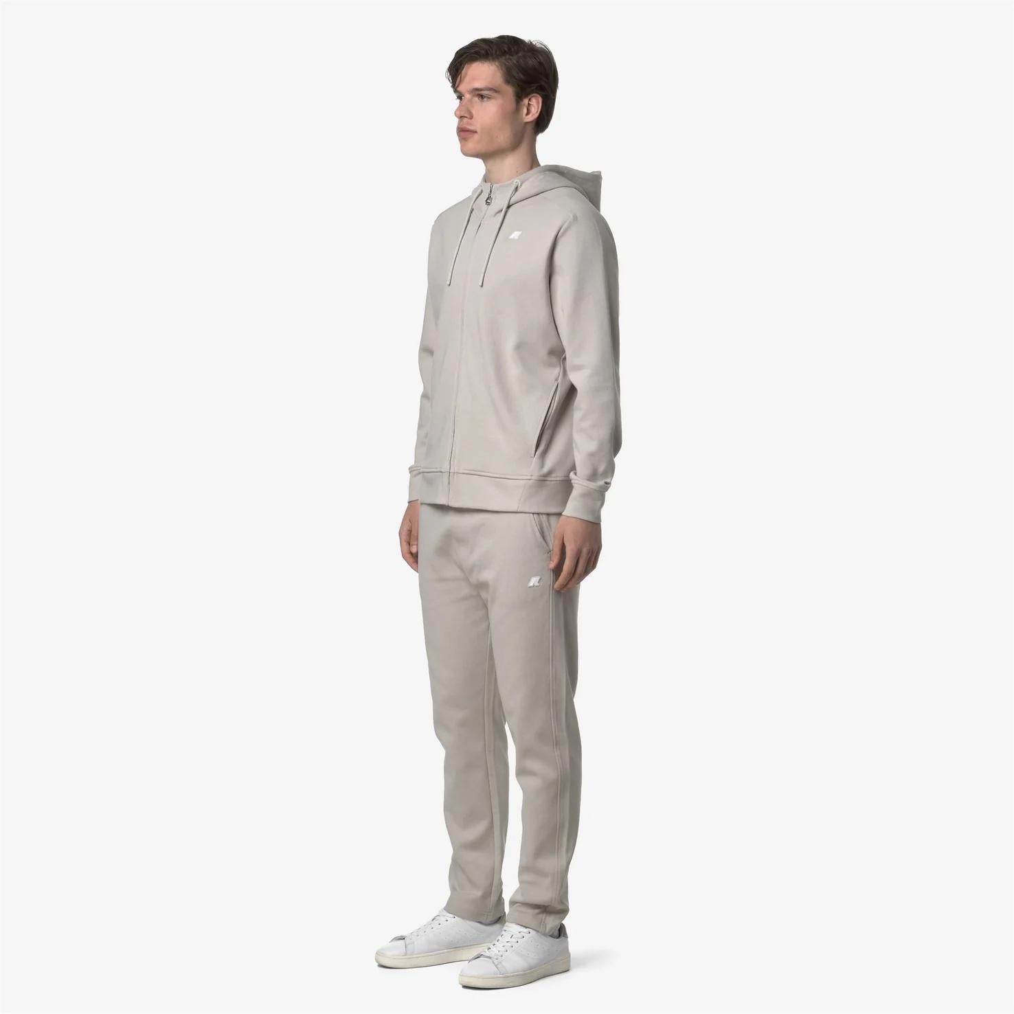Pantaloni della tuta sporty-chic da uomo beige K8132QW 634 K-WAY 