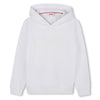 Cotton blend hoodie with printed logo