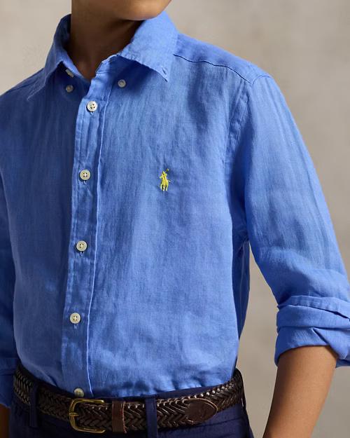 Camicia in lino 323967600 001 POLO RALPH LAUREN 