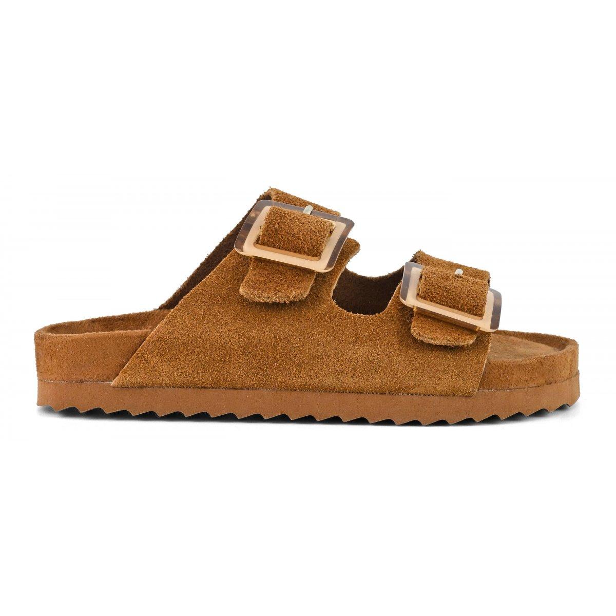 Sandalo monocolore pelle scamosciata HC3208 TAN COLORS OF CALIFORNIA 