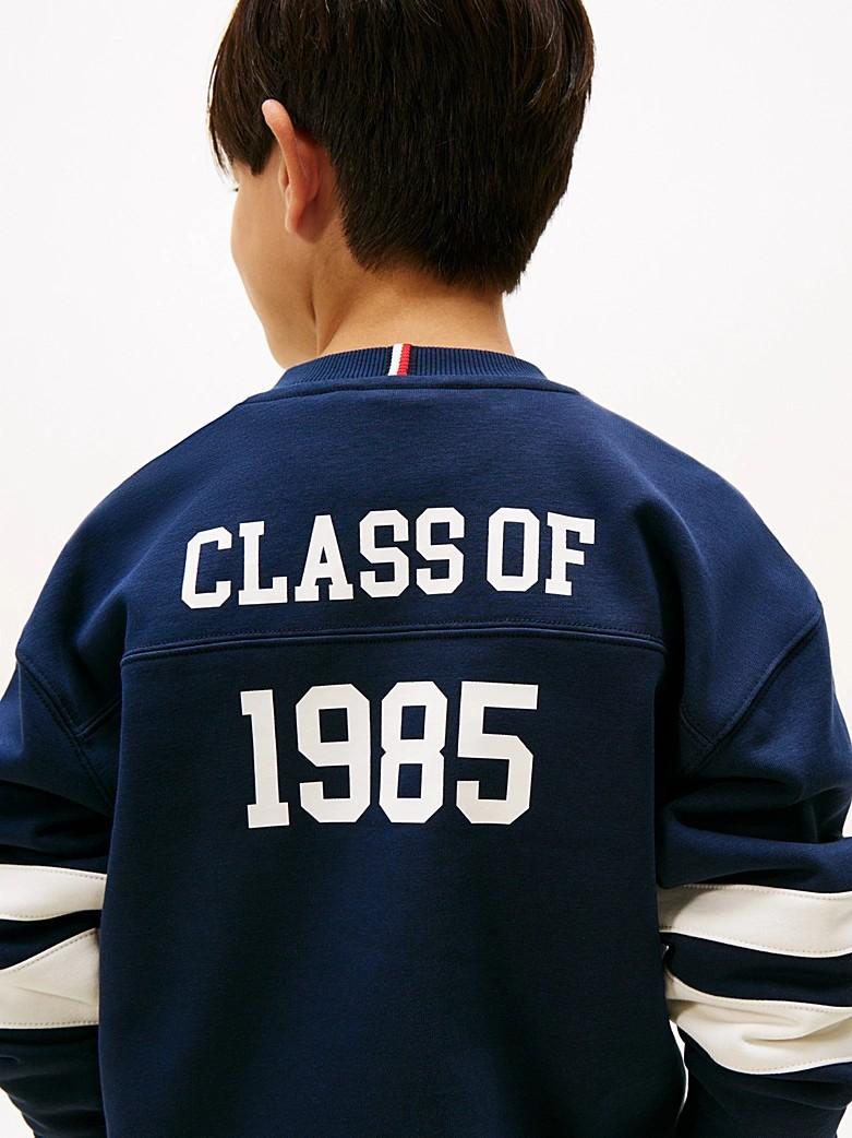 Felpa stile college color block con logo KB0KB09985J C1G TOMMY HILFIGER 