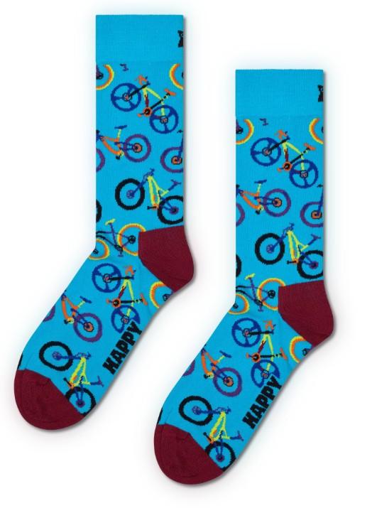 Mountain Bike Sock P003207 BLUE HAPPY SOCKS 