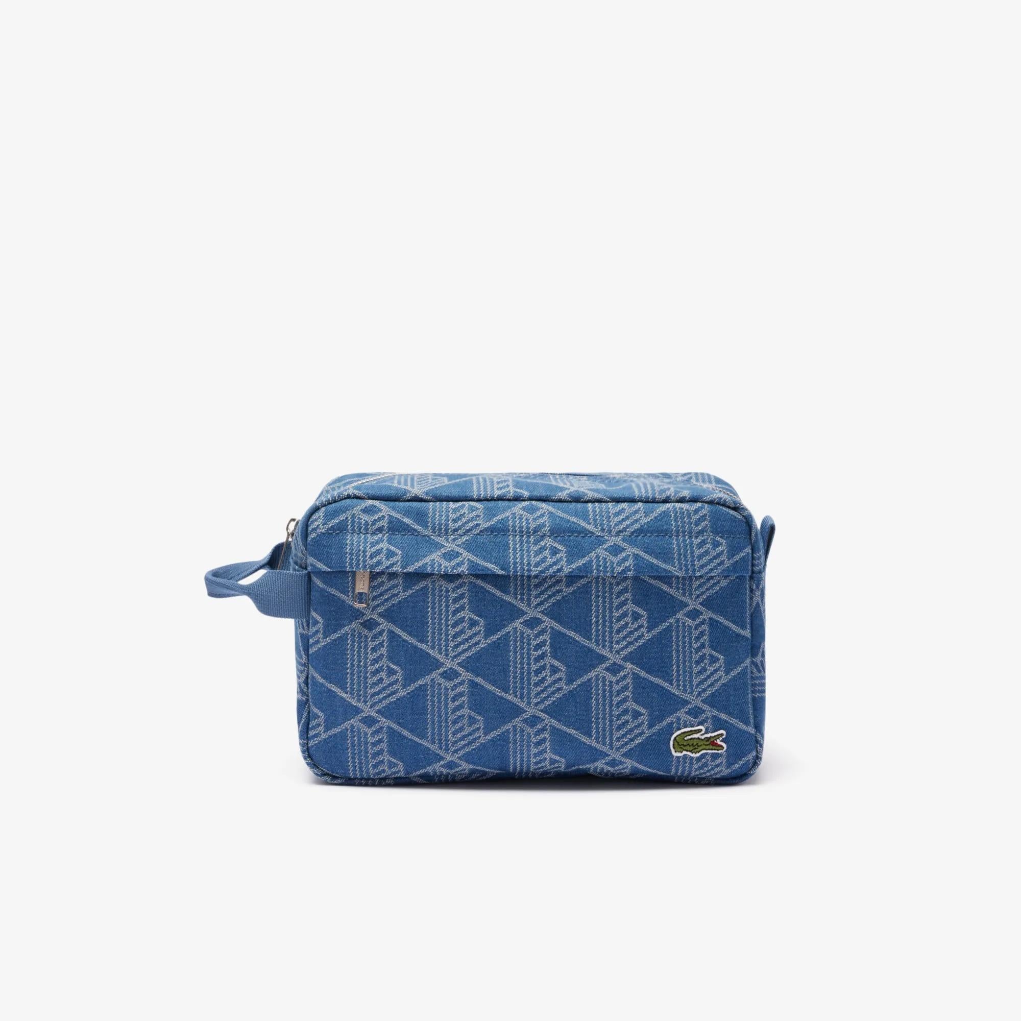 Pochette con motivo jacquard monogrammata NU4868 Q74 LACOSTE ACCESSORI 