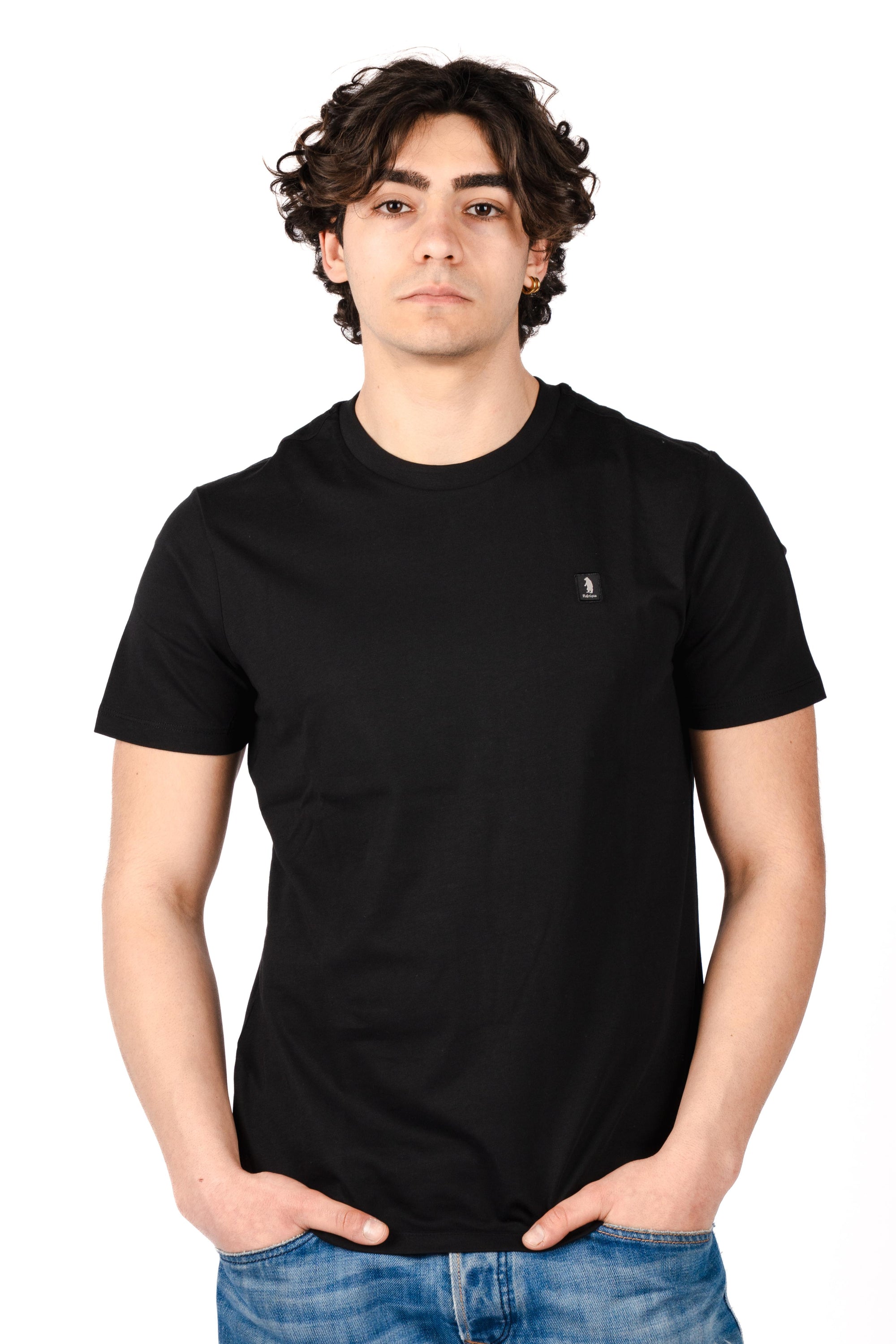 T-shirt icon patch R4529M261 BLACK REFRIGUE 