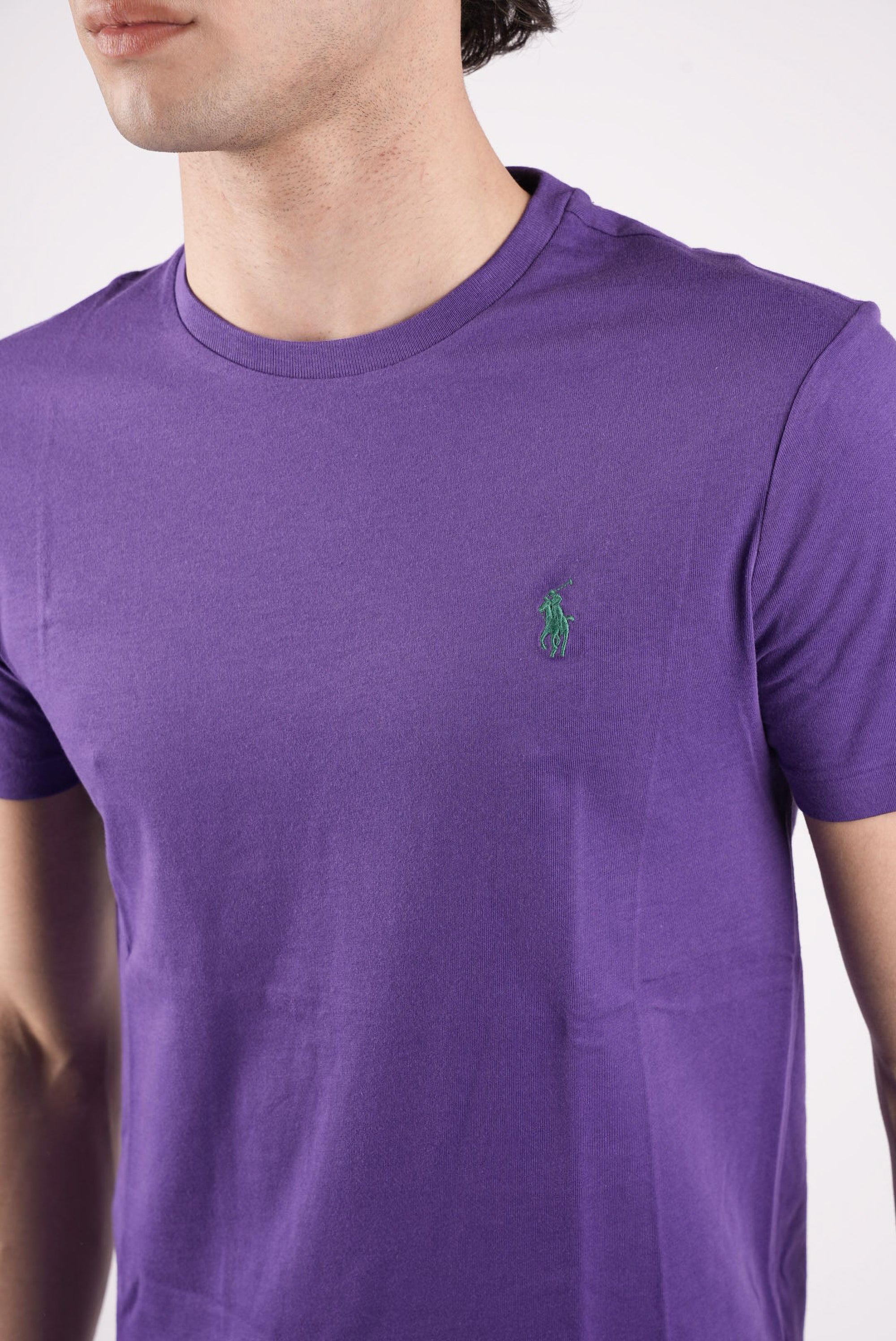 T-shirt con logo a contrasto 710671438 509 POLO RALPH LAUREN 