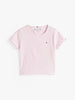 T-shirt extra slim fit a coste con ruches