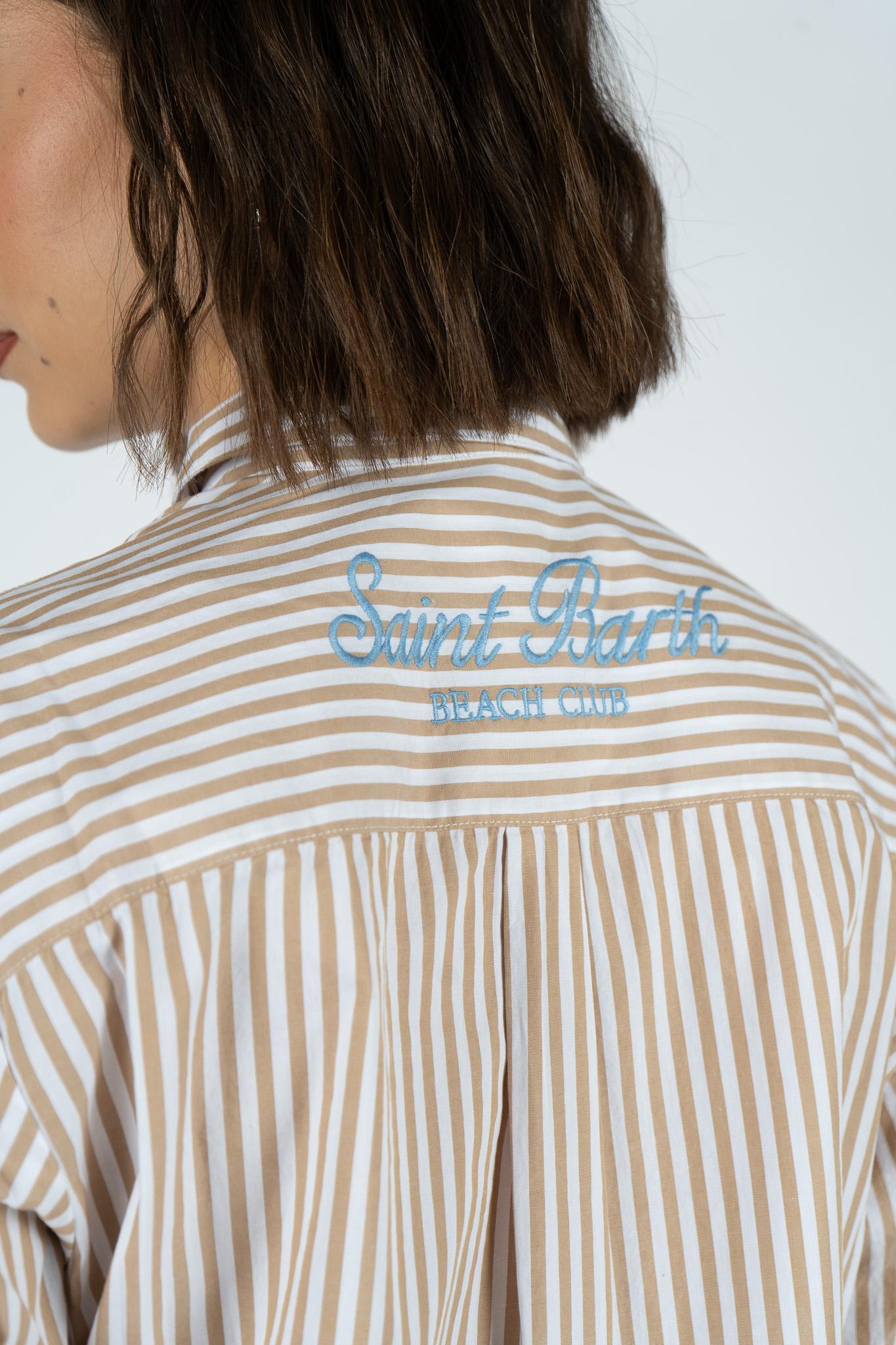 Camicia Brigitte con ricamo BRIG001 00724L MC2 SAINT BARTH 