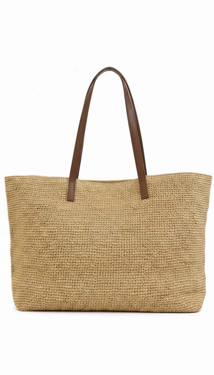 Borsa City in raffia RAFC001 00358L MC2 SAINT BARTH 