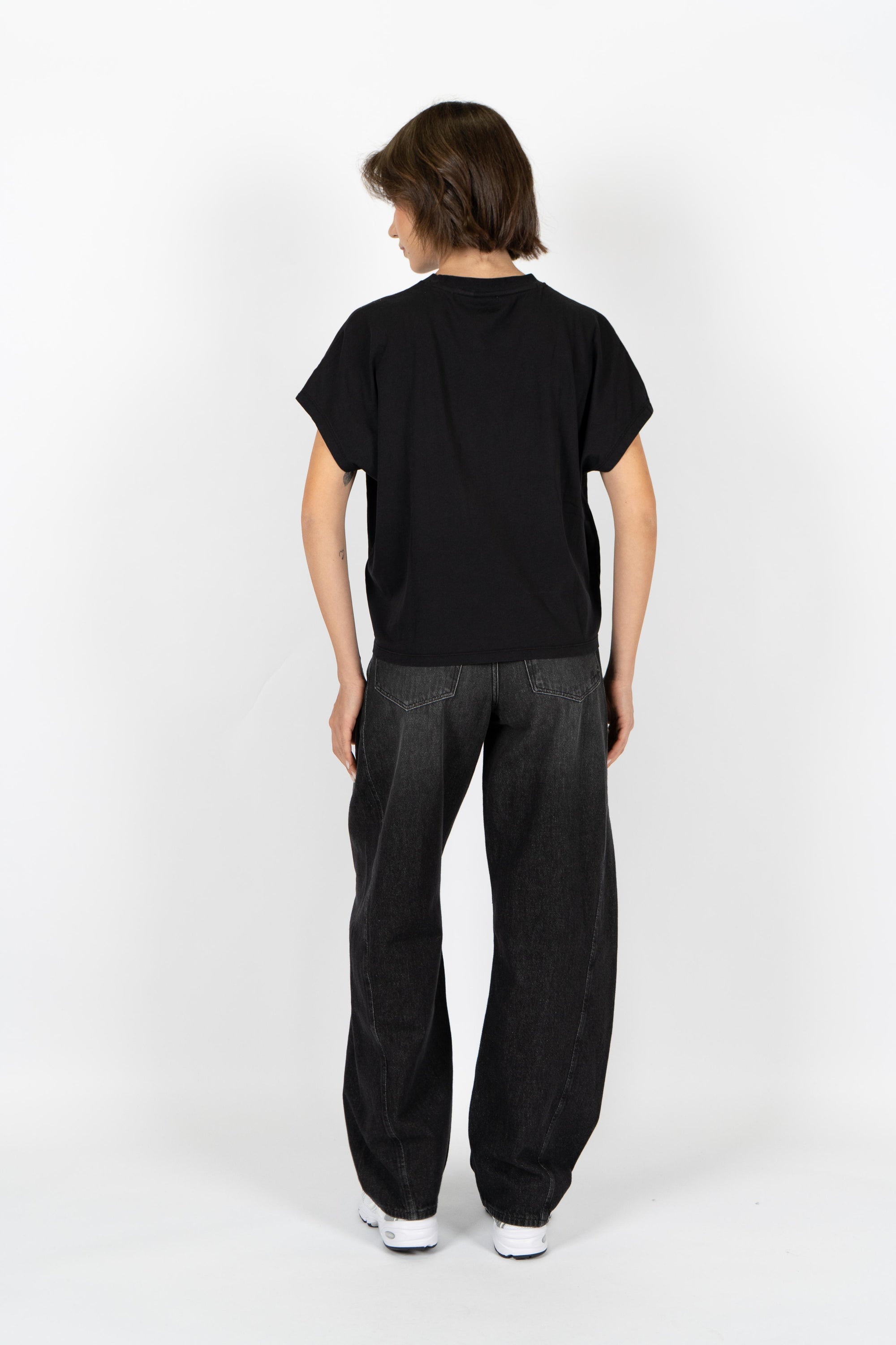 T-shirt con arte a cristallo in jersey di cotone 50547797 002 BOSS 