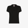 Polo in piquet con logo in strass