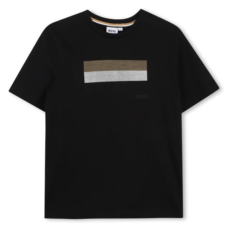 T-shirt con stampa  J52979 09BA BOSS 