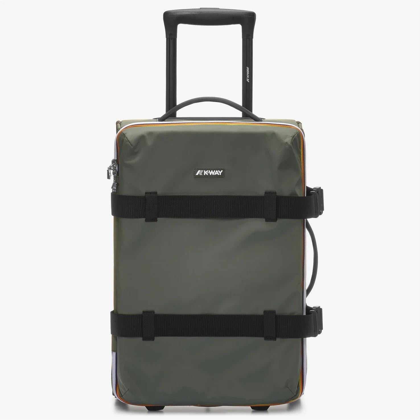 Trolley Luggage Bag Unisex Verde K2127IW Y02 K-WAY ACCESSORIES 