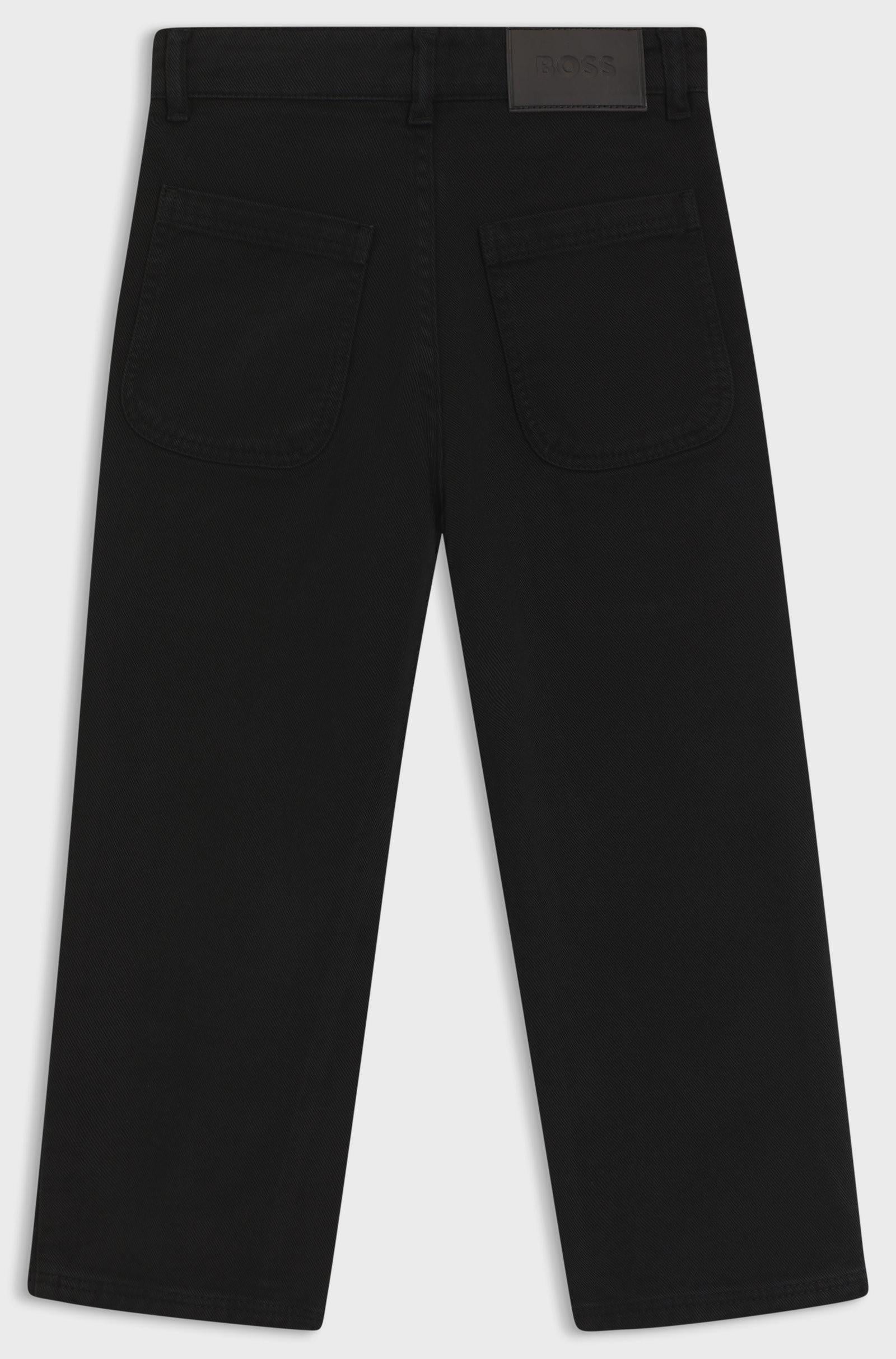 Pantaloni in twill J52300 09BA BOSS 