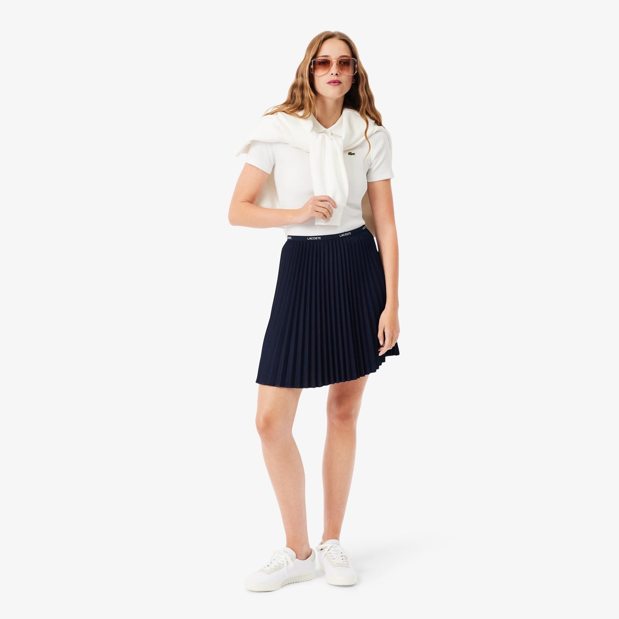 Gonna corta a pieghe JF1403 166 LACOSTE 