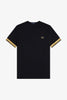 T-shirt con doppia riga