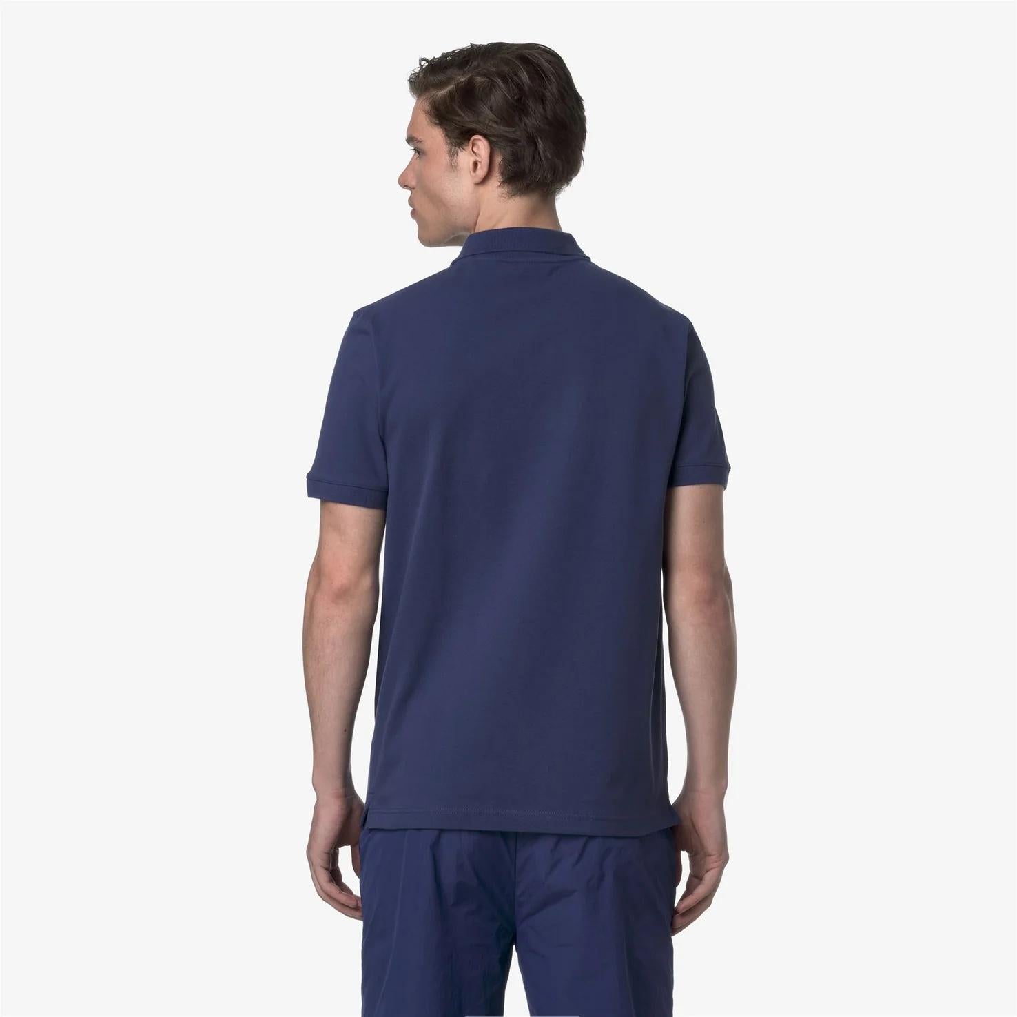 Polo Uomo Stretch Piquet blu cobalto K5127BW 867 K-WAY 